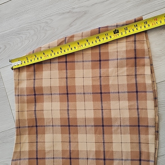 Wilfred Classic A-Line Lenzing Wool Blend Plaid Check Academia Mini Skirt, 0 - Picture 11 of 12
